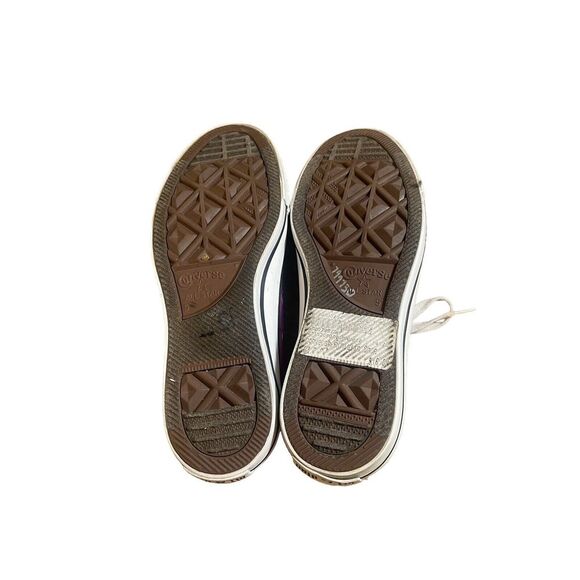 Converse All Star Double Tongue Womens Purple Sneakers Size Womens 7 #540278F - Picture 6 of 8